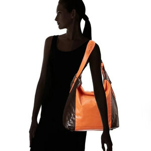 NWT Latico Samantha Genuine Leather Colorblock Hobo Shoulder Bag